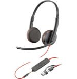 Micro-casque POLY Blackwire 3225 stéréo USB + Connexion 3,5 mm (8X229AA) – Image 2