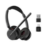 Micro-casque sans fil Bluetooth Epos Impact 500 MS UC ANC WL USB-C avec un adaptateur USB-A (1001490)