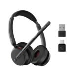 Micro-casque sans fil Bluetooth Epos Impact 500 MS UC ANC WL USB-C avec un adaptateur USB-A (1001490)