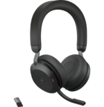 Micro-casque sans fil Jabra Evolve2 75 USB-A UC - Noir (27599-989-999)