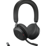 Micro-casque sans fil Jabra Evolve2 75 USB-A UC avec socle de recharge - Noir (27599-989-989)