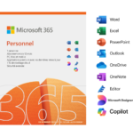 Microsoft 365 Personnel Français avec Copilot intégré - abonnement 12 mois pour 1 personne (Licence envoyée par E-mail)