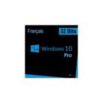 Microsoft Windows 10 Pro 32 bits Français (Licence originale + DVD)