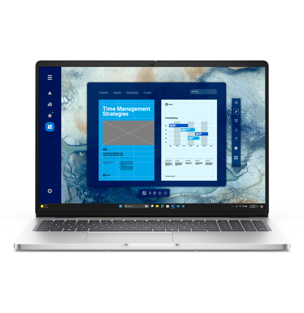ordinateur-portable-dell-pro-16-pc16250-dp16-c5-w.png Ordinateur portable Dell Pro 16 PC16250 (DP16-C5-W) – Image 1