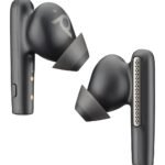 POLY Écouteurs noir charbon Voyager Free 60+ UC + adaptateur USB-C BT700 + étui de charge avec écran tactile (7Y8G4AA)