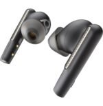POLY Écouteurs noir charbon Voyager Free 60+ UC + adaptateur USB-C BT700 + étui de charge avec écran tactile (7Y8G4AA) – Image 3