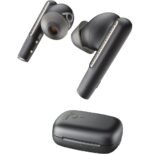 POLY Écouteurs noir charbon Voyager Free 60 UC M + adaptateur USB-A BT700 + étui de charge de base (7Y8L7AA) – Image 2