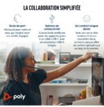 POLY Micro-casque Blackwire 3310 monaural USB-C + adaptateur USB-C/A (8X215AA) – Image 4