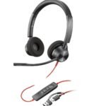 POLY Micro-casque Blackwire 3320 stéréo USB-C + adaptateur USB-C/A (8X219AA)