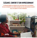 POLY Micro-casque Blackwire 3320 stéréo USB-C + adaptateur USB-C/A (8X219AA) – Image 5