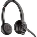 POLY Micro-casque serre-tête Savi 8220 stéréo DECT 1 880-1 900 Mhz + kit de chargement (8Y9C4AA)