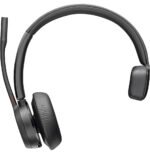 POLY Micro-casque Voyager 4310 certifié Microsoft Teams + dongle BT700 + base de chargement (77Y93AA)