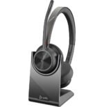 POLY Micro-casque Voyager 4320-M certifié Microsoft Teams + dongle BT700 + base de chargement (77Z32AA) – Image 2