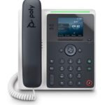 POLY Téléphone IP Edge E100 compatible PoE Téléphone IP Poly Edge E100 compatible PoE (82M86AA)