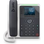 POLY Téléphone IP Edge E220 compatible PoE Téléphone IP Poly Edge E220 compatible PoE (82M87AA)