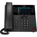 POLY Téléphone IP VVX 450 à 12 lignes et compatible PoE (8B1L7AA)