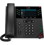 POLY Téléphone IP VVX 450 à 12 lignes et compatible PoE (8B1L7AA)