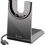 POLY Voyager Focus 2 USB-C-C Headset +USB-C/A Adapter +Charging Stand (9T9J5AA)