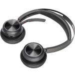 POLY Voyager Focus 2 USB-C-C Headset +USB-C/A Adapter +Charging Stand (9T9J5AA) – Image 5