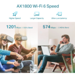 Répéteur WiFi 6 TP-Link AX1800 574Mbps (RE605X) – Image 5
