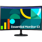Écran 27" incurvé Gaming Full HD Samsung Essential S3 S36GD (LS27D360GAUXEN)