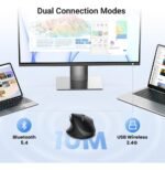 Souris sans fil Bluetooth Ugreen Multi-mode M751 (45792) – Image 7