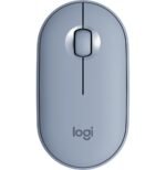 Souris sans fil Bluetooth Logitech Pebble M350 Bleu gris (910-005719)