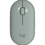 Souris sans fil Bluetooth Logitech Pebble M350 Eucalyptus (910-005720)