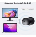 Souris sans fil Bluetooth Ugreen Silencieuse Ergonomique 2,4GHz (90395) – Image 2