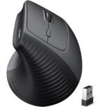 Souris sans fil Ugreen Vertical M571 Ergonomique 2.4GHz - Noir (55916)