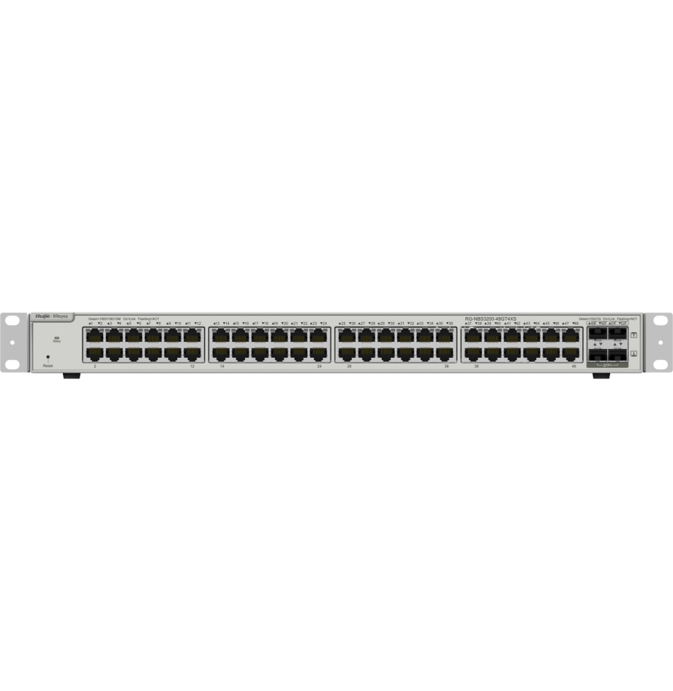 switch-administrable-l2-reyee-rg-nbs3200-48gt4xs-48-ports-4-sfp.png Switch Administrable L2+ Reyee RG-NBS3200-48GT4XS 48 ports / 4 SFP – Image 1