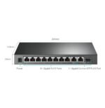 Switch Administrable TP Link TL-SG1210MPE 9 ports Gigabit RJ45 et 1 port combo Gigabit SFP / RJ45 - PoE 123 W – Image 2