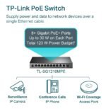 Switch Administrable TP Link TL-SG1210MPE 9 ports Gigabit RJ45 et 1 port combo Gigabit SFP / RJ45 - PoE 123 W – Image 4