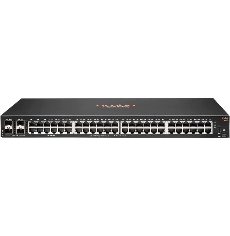 switch-aruba-6100-48g-4sfp-jl676a.jpg Switch Aruba 6100 48G 4SFP+ (JL676A) – Image 1