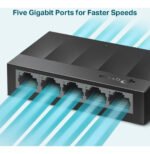 Switch de bureau TP Link LS1005G non administrable 5 ports Gigabit – Image 3