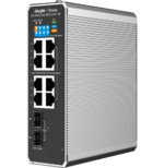 Switch industriel L2 géré dans le Cloud Reyee NIS2100-8GT2SFP-HP 10 ports, 1 port PoE++, 7 ports PoE+, 2 ports Uplink SFP – Image 2