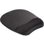 Tapis de souris - repose-poignet Ergo Mousse Noir - format Small (201.6 × 235 × 25.4 mm) – Image 3