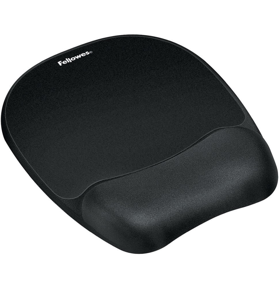 tapis-de-souris-repose-poignet-ergo-mousse-noir-9176501.jpg Tapis de souris - repose-poignet Ergo Mousse Noir - format Small (201.6 × 235 × 25.4 mm) – Image 1