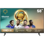 Téléviseur Hisense 58" Smart UHD 4K 58A6N + Récepteur intégré
