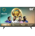 Téléviseur Hisense 58" Smart UHD 4K 58A6N + Récepteur intégré