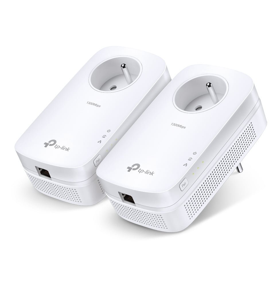 tp-link-pa8015p-kit-de-2-cpl-av1300-gigabit-avec-prise-gigogne-prise-fr-tl-pa8015p-kit-fr.jpg TP-Link PA8015P KIT de 2 CPL AV1300 Gigabit avec prise gigogne (prise FR) (TL-PA8015P KIT FR) – Image 1