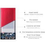 Banque d'alimentation ADATA X7000 Rouge - Powerbank de 7000 mAh (AX_7000) – Image 4