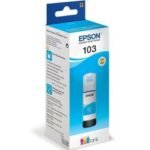 Epson 103 Cyan - Bouteille d'encre Epson EcoTank d'origine (C13T00S24A)