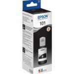 Epson 101 Noir - Bouteille d'encre Epson EcoTank d'origine (C13T03V14A)