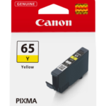Canon CLI-65Y Jaune - Cartouche d'encre Canon d'origine (4218C001AA)