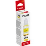 Canon GI-490 Y Jaune - Bouteille d'encre Canon d'origine (0666C001AC)