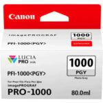 Canon PFI-1000PGY Gris Photo - Cartouche d'encre Canon d'origine (0553C001AA)