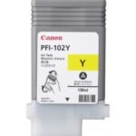 Canon PFI-102 Jaune - Cartouche d'encre Canon d'origine (0898B001AA)
