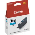 Canon PFI-300PC Cyan photo - Cartouche d'encre Canon d'origine (4194C001AA)