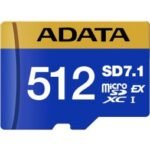 Carte mémoire ADATA Premier Extreme 512 Go MicroSDXC SD7.1 Express V30 (UD512GEX3L1-C)